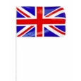 UNION JACK FLAG, HAND WAVING. 4's 12x8in H/pk