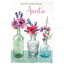 GREETING CARDS,Auntie 6's Floral Glass Vases
