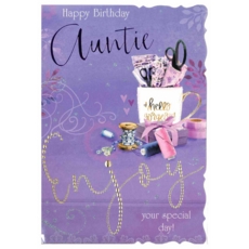 BIRTHDAY CARDS,Auntie 6's Haberdashery (Was 1.15)