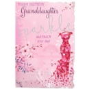 BIRTHDAY CARDS,Granddaughter Floral Dress