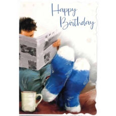BIRTHDAY CARDS,6's Relaxing with Paper(Was 1.15)