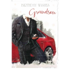 BIRTHDAY CARDS,Grandson 6's Dressed to Impress