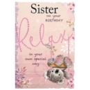 BIRTHDAY CARDS,Sister 6's Koala on Swing (Was 1.15)