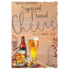 SPECIAL FRIEND CARDS, 6's Birthday Drinks