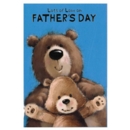 FATHER'S DAY CARDS,Father's Day 6's Bear & Cub Best Daddy