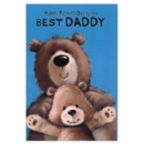 FATHER'S DAY CARDS,Daddy 6's Bear & Cub Best Daddy