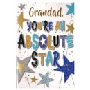 FATHER'S DAY CARDS,Grandad 6's Stars