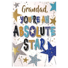 FATHER'S DAY CARDS,Grandad 6's Stars