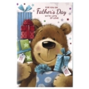 FATHER'S DAY CARDS,Father's Day 6's Bear with Presents