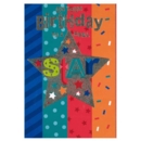 GREETING CARDS,Birthday 6's Star & Stripes