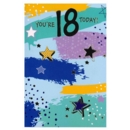 GREETING CARDS,Age 18 Male 6's Stars & Stripes