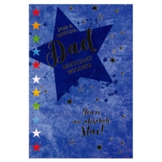 BIRTHDAY CARDS,Dad 6's Stars