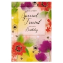 SPECIAL FRIEND CARDS, 6's Multicol Flowers(Was 0.89)