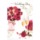 GREETING CARDS,Wedding Day 6's Roses & Bubbly