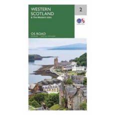 MAP,O/S Road Map 2 - Western Scotlane & The Western Isles