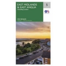 MAP,O/S Road Map 5 - East Midlands & East Anglia