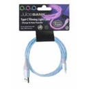CHARGING & DATA CABLE, 1mtr. USB  Type C Flowing Light Up