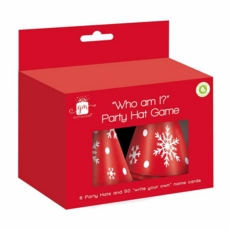 PARTY HAT GAME,Who Am I? 6 Hat 50 Name Cards (Was 2.99)