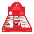 BOXED CARDS,Cello Packs, Trad 10's 12 Asst (Was 2.49)