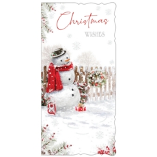 BOXED CARDS,Premium,Frosty the Snowman Slim 10's (Was 5.99)