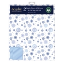 GIFT WRAP PACKETS, Blue Snowflakes (Was 2.49)