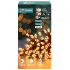 LIGHTS,LED Timer Light Vintage Gold 100's B/Op (Was 8.99)