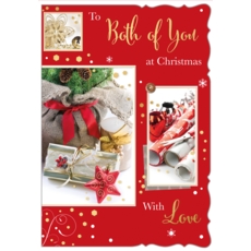 XMAS CARDS,To Both Of You 6's Presents/Crackers (Was 1.15)
