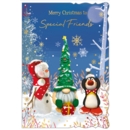 XMAS CARDS,Special Friends 6's Gonk, Snowman & Penguin