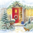 BOXED CARDS,Front Door Scene Square 10's CDU (Was 1.49)