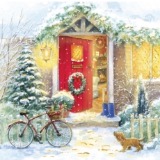 BOXED CARDS,Front Door Scene Square 10's CDU (Was 1.49)