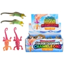 CHAMELEONS, Colour Changing, Stretchy Lizards 14cm CDU