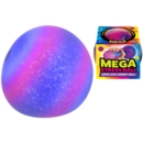 MEGA STRESS BALL, Super Sized Squishy, 11cm Asst Col. Bxd.