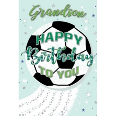 BIRTHDAY CARDS,Grandson 6's Football