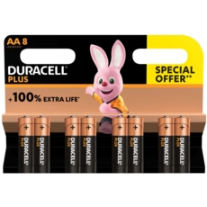 DURACELL Batteries AA 8's I/cd