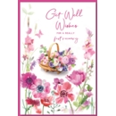 GREETING CARDS,Get Well 6's Floral Basket