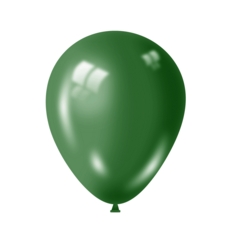 BALLOONS,Metallic Green 100's 12" 30cm