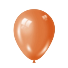 BALLOONS,Metallic Orange 100's 12" 30cm