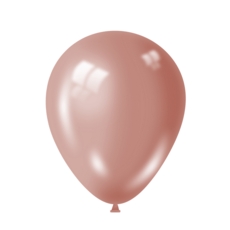 BALLOONS, Pearl Rose Gold 100's 12" 30cm