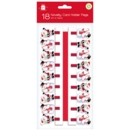 CARD HOLDER,Santa/Snowman Assorted Wooden Pegs 18's H/pk