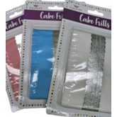 CAKE FRILL,Asst.Blue/Pink/ White