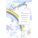 SYMPATHY CARDS, 6's Rainbow