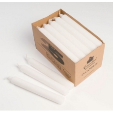 CANDLES,White Household 19cm 6-7 Hour Burn Time
