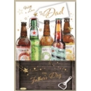 FATHER'S DAY CARDS,Dad 6's Bottles of Beer