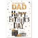 FATHER'S DAY CARDS,Dad 6's Text, Stars & Presents