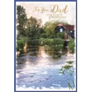 FATHER'S DAY CARDS,Dad 6's Mill on the River