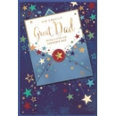 FATHER'S DAY CARDS,Dad 6's Envelope & Stars