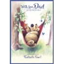 FATHER'S DAY CARDS,Dad 6's Bear in Hammock