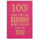 AGE 100 CARDS, 6's Female Text
