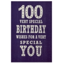AGE 100 CARDS, 6's Male Text