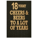 AGE 18 CARDS 6's Male Text